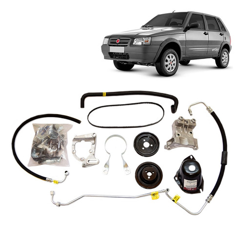 Imagem 2 de 4 de Kit Direção Hidraulica Completo Fiat Uno S/ Ar Fiorino