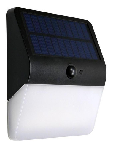 Arandela Solar 3000k Branco Quente 400 Lm 10h Auto Ecoforce