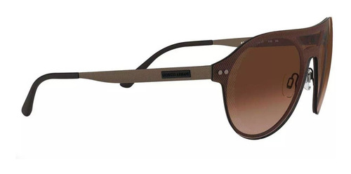 Lentes Sol Giorgio Armani Ar6078 Iconic Pilot + Shield 46mm
