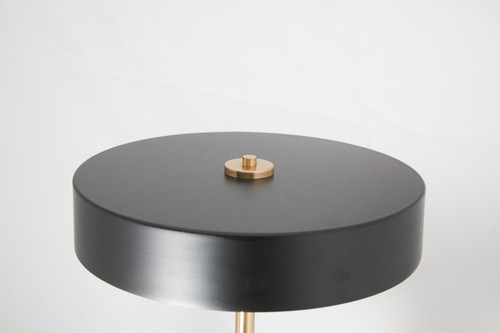 Imagen 4 de 4 de Lampara De Mesa Escritorio Negro Bronce Acopla Clara Blanc