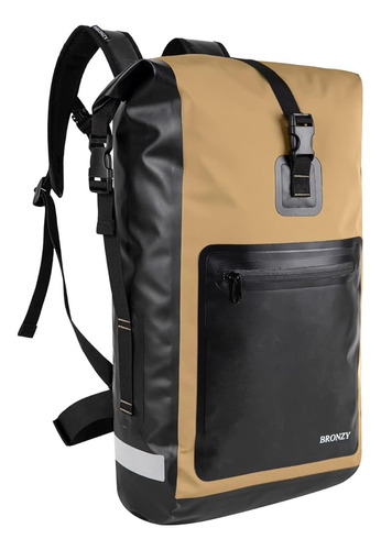 Bronzy Mochila Impermeable Bolsa Seca 30l Cierre Enrollable 