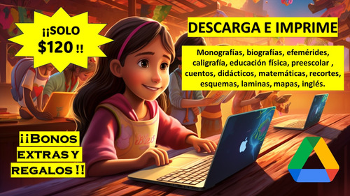 Papelería Digital (+5000 Archivos) Para Tareas Escolares