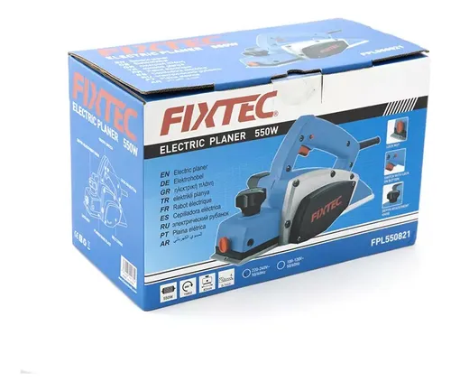 Cepillo Electrico Fixtec Fpl550821- 550w + 5 Accesorios