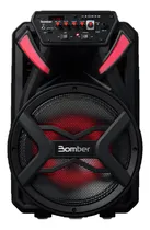 Comprar Parlante Bomber Karaoke 12 Bluetooth Led+ 2 Micrófonos D Cjf