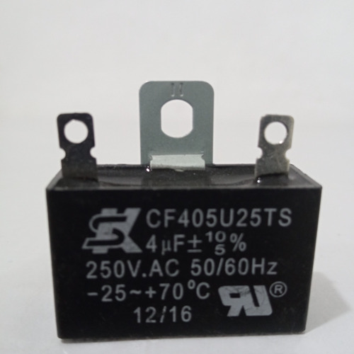Imagen 2 de 3 de Capacitor Ventilador 4mfd 250vac