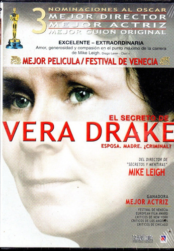 El Secreto De Vera Drake - Dvd Nuevo Orig. Cerrado - Mcbmi