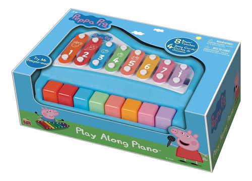 Piano Y Xilófono Peppa Pig 2 En 1 Para Niños