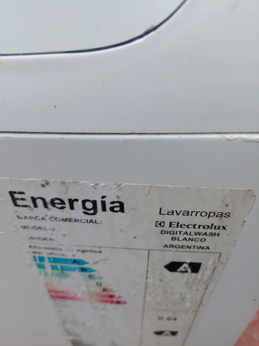 Lavarropas Electrolux Digital Wash Blanco Ipx4. Ofertón Blanco (Usado)