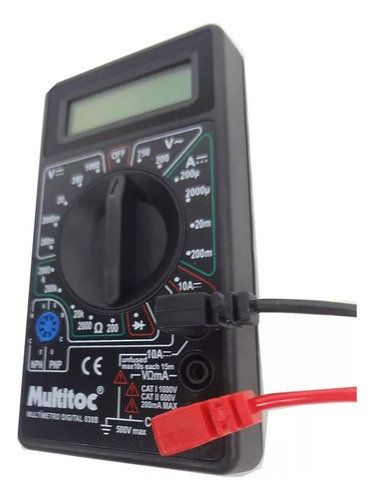 Multímetro Digital Multitoc Dcv Acv Dca Visor Digital