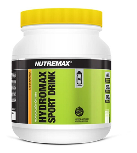 Hydromax Sport Drink Nutremax Hidratacion 1.5kg Nar