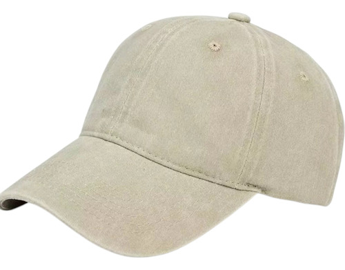 Gorra Lisa Vintage Gabardina 100% Algodón Premium Importada Camel Regulable Vintage