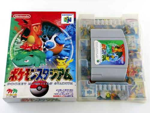Pokemon Stadium Original Nintendo 64 N64 Japones Salvando
