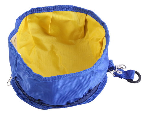 Comedero Plegable Blue Dog Para Mascotas, Cachorros Y Gatos