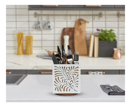 Soporte Para Utensilios De Cocina Giratoria De Ahuonel 360 °