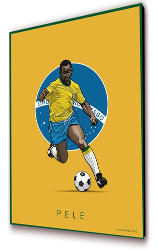 Imagen 2 de 3 de Cuadro 50x30 Cms Decorativo Pele Legend