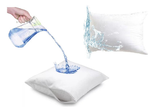 Forro Protector Antifluidos Para Almohada Con Cremallera 