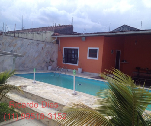 Linda Casa Com Piscina ,cibratel - Itanhaem