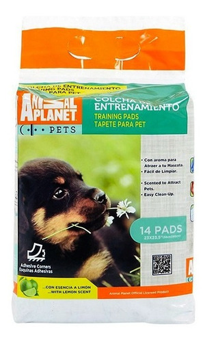 Pañales Entrenamiento Con Aroma Animal Planet 14un Con Snack