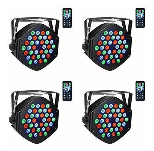 Luces Led Rgb 36x1w Para Escenario (4 Unidades)