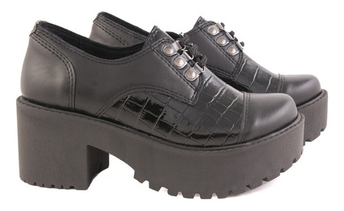 Zapatos Botinetas Plataforma Mujer Savage Mb100
