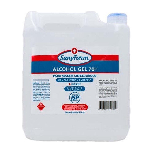 Alcohol Microfiltrado 70° Bidón 5l