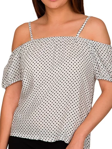 Blusas de puntitos deals