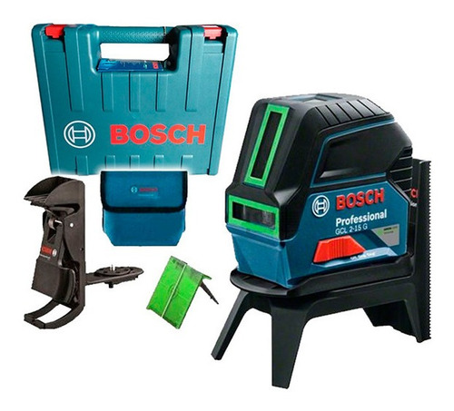 Nvel Laser En Cruz Linea Verde + Soporte Gcl2-15g-kit Bosch