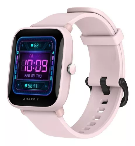 Correa Acero para Amazfit BIP U PRO Negro y Rosa