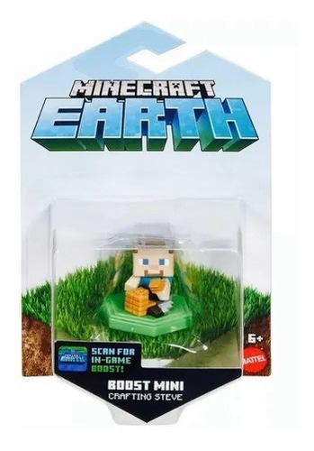 Mini Figura Minecraft Earth Steve Creador Juguete 