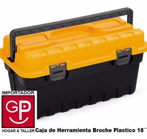 Caja De Herramienta 18´´ Broche Plástico Strongo Sp02