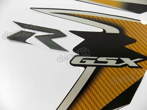Kit completo de pegatinas negras y doradas para Suzuki Gsxr 1000 2008