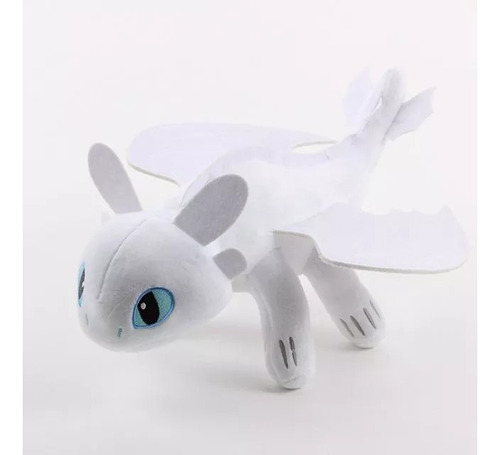 Peluche Chimuelo Furia Luminosa Blanco 36 Cm  Grande Hermos0