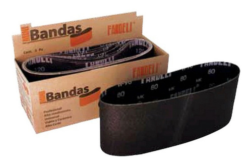 5 Banda Lija 3x24 G 180 Vidrio W-98 Sic Fandeli 4950