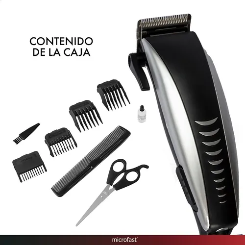 Máquina Cortar Pelo Cortadora Kit Afeitadora Barba