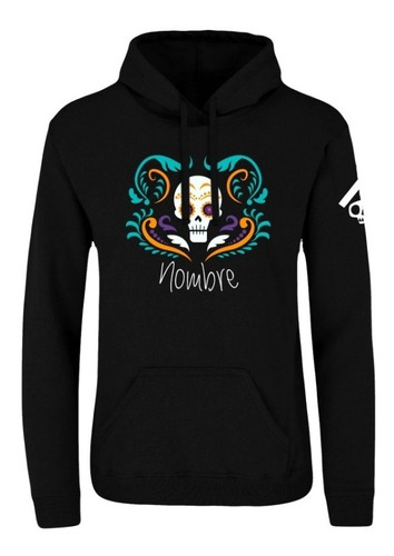 Sudadera Mujer Dia De Muertos Personalizada Mod. Calavera 06