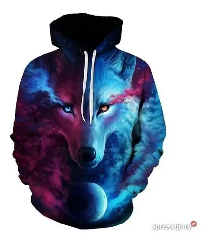 Blusa De Frio Galaxia Lobo 3d Tumblr Pronta Entrega