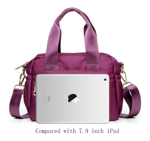 Imagen 5 de 7 de Bolsa Mochila Crossbody Bandolera Mujer Shoulder Bag