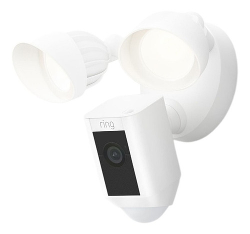 Cámara Ring Floodlight Cam Wired Plus Con Sensor Y Luces