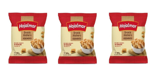 Pack X 3 Snack Matero De Hojalmar  X 180grs