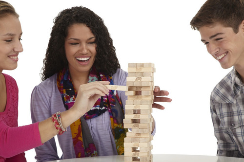 Juego De Mesa Hasbro Jenga Clásico - 54 Bloques Madera