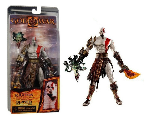 God Of War Kratos Head Medusa Figura De Acción De Neca