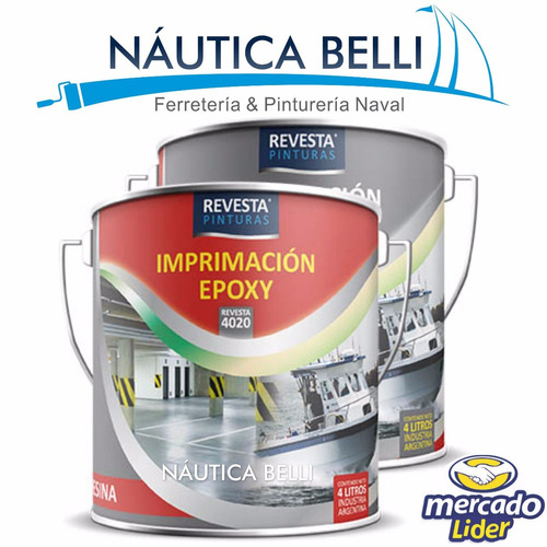 Imprimacion Epoxi Revesta 4020 Sopleteable 2 Lts. - Nautica