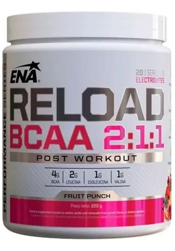 Ena Reolad Fruit Punch Post Entrenamiento X 220 Gr