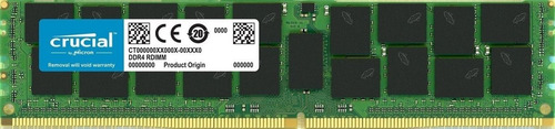 Memoria Ram 32gb Crucial Technology Ddr4 Pc4-21300 2666mhz Rdimm Dual Ranked Registered Ecc (ct32g4rfd4266)