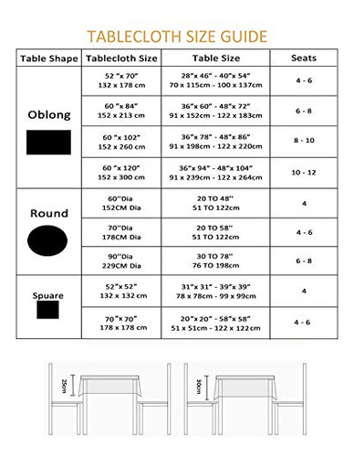 Mantel Impermeable Gris Con Encaje Para Comedor Rectangular