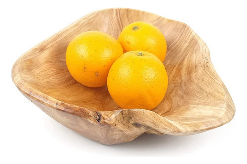 ~ Cuenco De Madera For Servir Ensalada De Frutas M7 Root