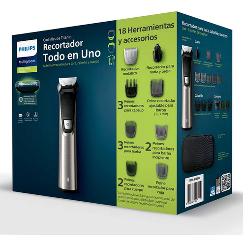 Recortador Todo En Uno Philips Multigroom 19 Piezas