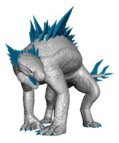 Figuras 3d Shimo- Godzilla Vs Kong New Empire Pintada A Mano