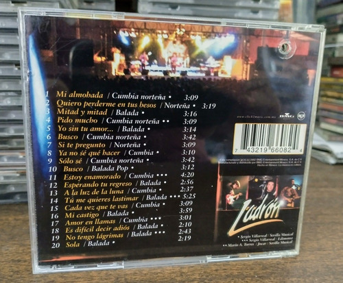 Grupo Ladron En Vivo Cd Temerarios Bukis Yonics Bryndis Bron