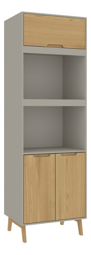 Mueble Alacena De Cocina Bajo Mesada Mdp - Madera - Cinza